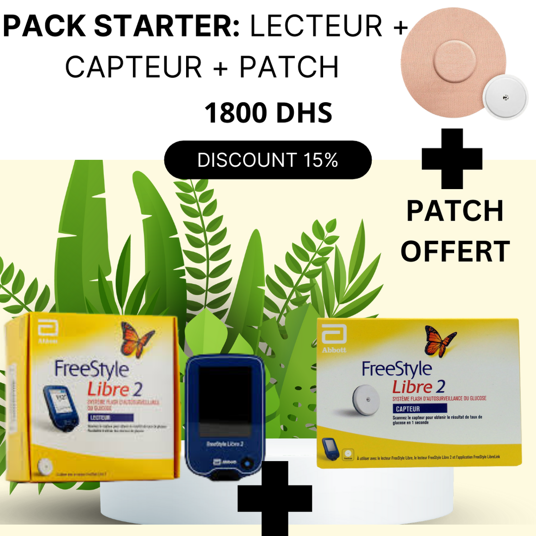 PROMO 2025 : LECTEUR + CAPTEUR + PATCH OFFERT